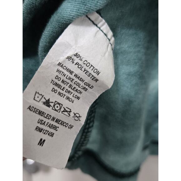 American Fighter By Affliction~Sz M~Stinger Women Green Tee~Gold Foil~Never Worn - Picture 11 of 11